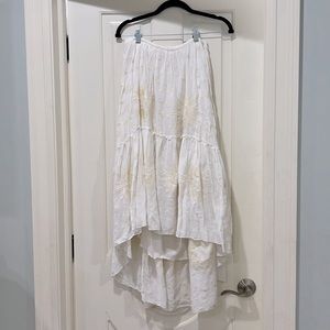 Boho embroidered skirt